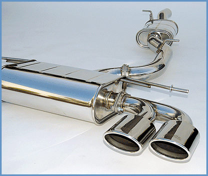 Invidia Q300 w/ Oval Stainless Steel Tips Cat-Back Exhaust - 14-17 Volkswagen Golf R