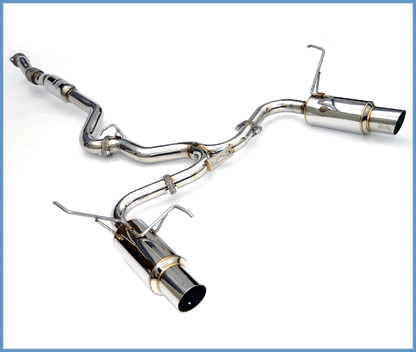 Invidia N1 Twin Outlet Single Layer Tip SS Cat-Back Exhaust - 15+ Subaru WRX/STI