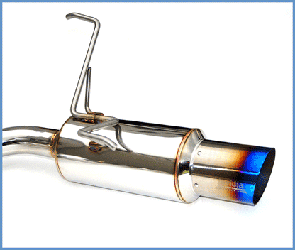 Invidia N1 Twin Outlet Single Layer Tip Titanium Cat-Back Exhaust - 15+ Subaru WRX/STI