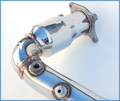 Invidia Down Pipe w/ High Flow Cat - 15+ Subaru WRX Automatic