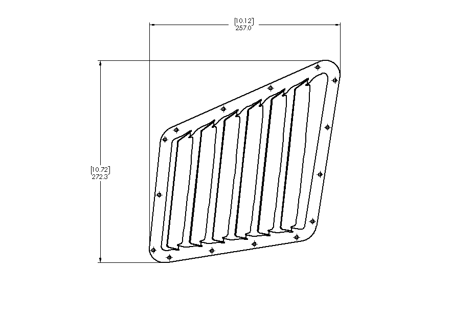 Verus - Hood Louver Kit - Fiesta ST (MK7)