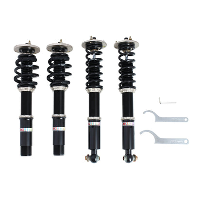 BC Racing BR Series coilovers on white background