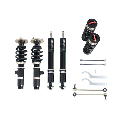 BC Racing BR Series coilovers on white background