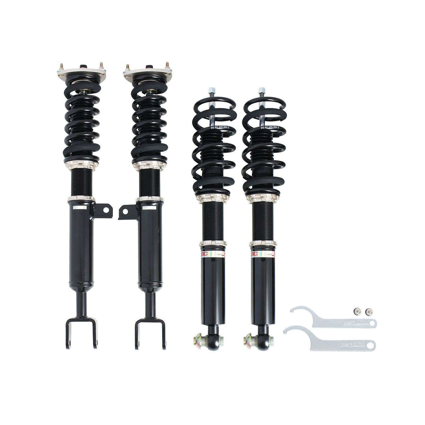 BC Racing BR Series coilovers on white background