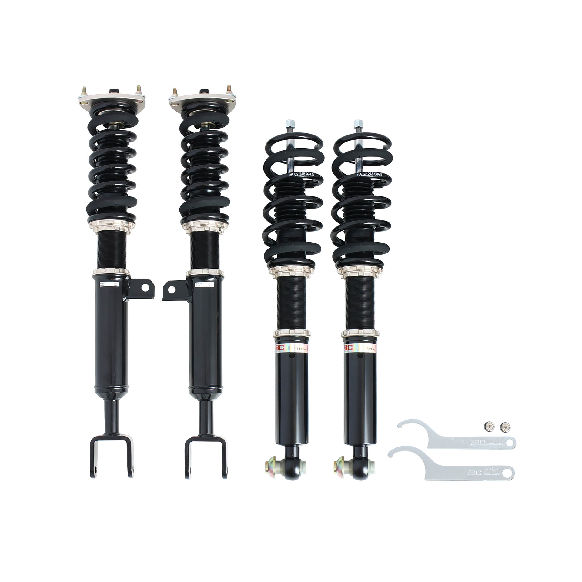 BC Racing BR Series coilovers on white background