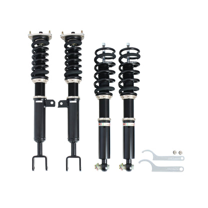 BC Racing BR Series coilovers on white background