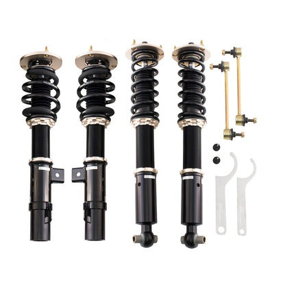 BC Racing BR Series coilovers on white background