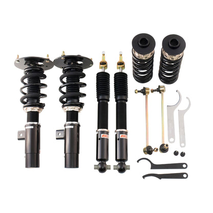 BC Racing BR Series coilovers on white background