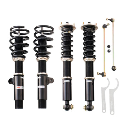 BC Racing BR Series coilovers on white background