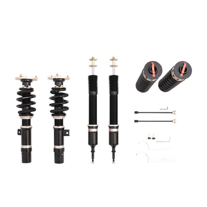 BC Racing BR Series coilovers on white background