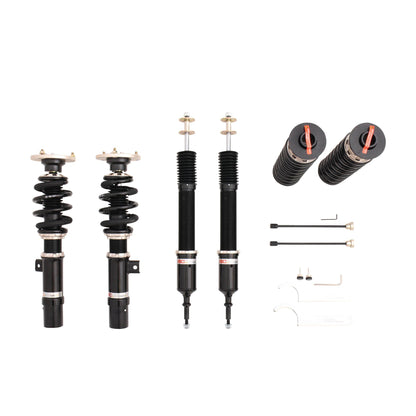 BC Racing BR Series coilovers on white background