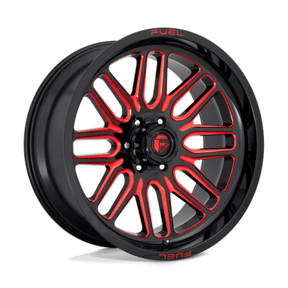 Fuel Offroad D663 IGNITE Gloss Black Red Tinted Clear 22x10 -18 5x127mm 78.1mm