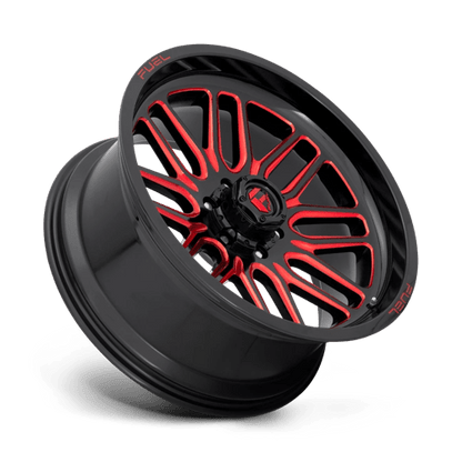 Fuel Offroad D663 IGNITE Gloss Black Red Tinted Clear 20x10 -18 5x127mm 78.1mm