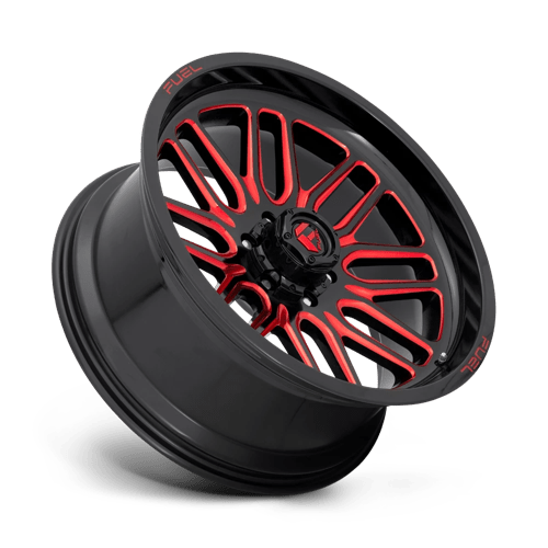 Fuel Offroad D663 IGNITE Gloss Black Red Tinted Clear 22x10 -18 5x127mm 78.1mm