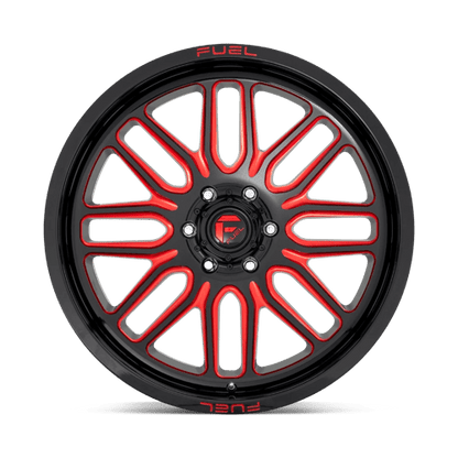 Fuel Offroad D663 IGNITE Gloss Black Red Tinted Clear 20x10 -19 6x139.7mm 106.1mm