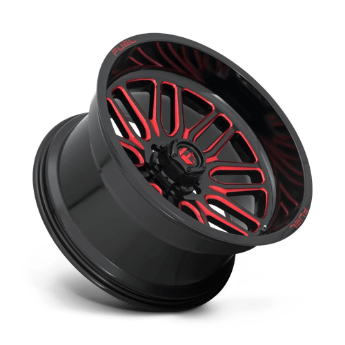 Fuel Offroad D663 IGNITE Gloss Black Red Tinted Clear 22x12 -43 6x135mm 87.1mm