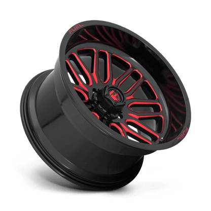 Fuel Offroad D663 IGNITE Gloss Black Red Tinted Clear 22x12 -43 6x135mm 87.1mm