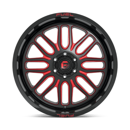 Fuel Offroad D663 IGNITE Gloss Black Red Tinted Clear 22x12 -43 6x135mm 87.1mm