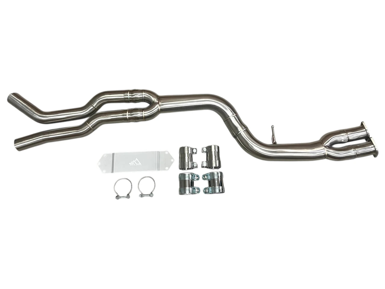 MAD BMW F87 M2C S55 Single Midpipe Non-Resonated W/ Brace - MAD-142