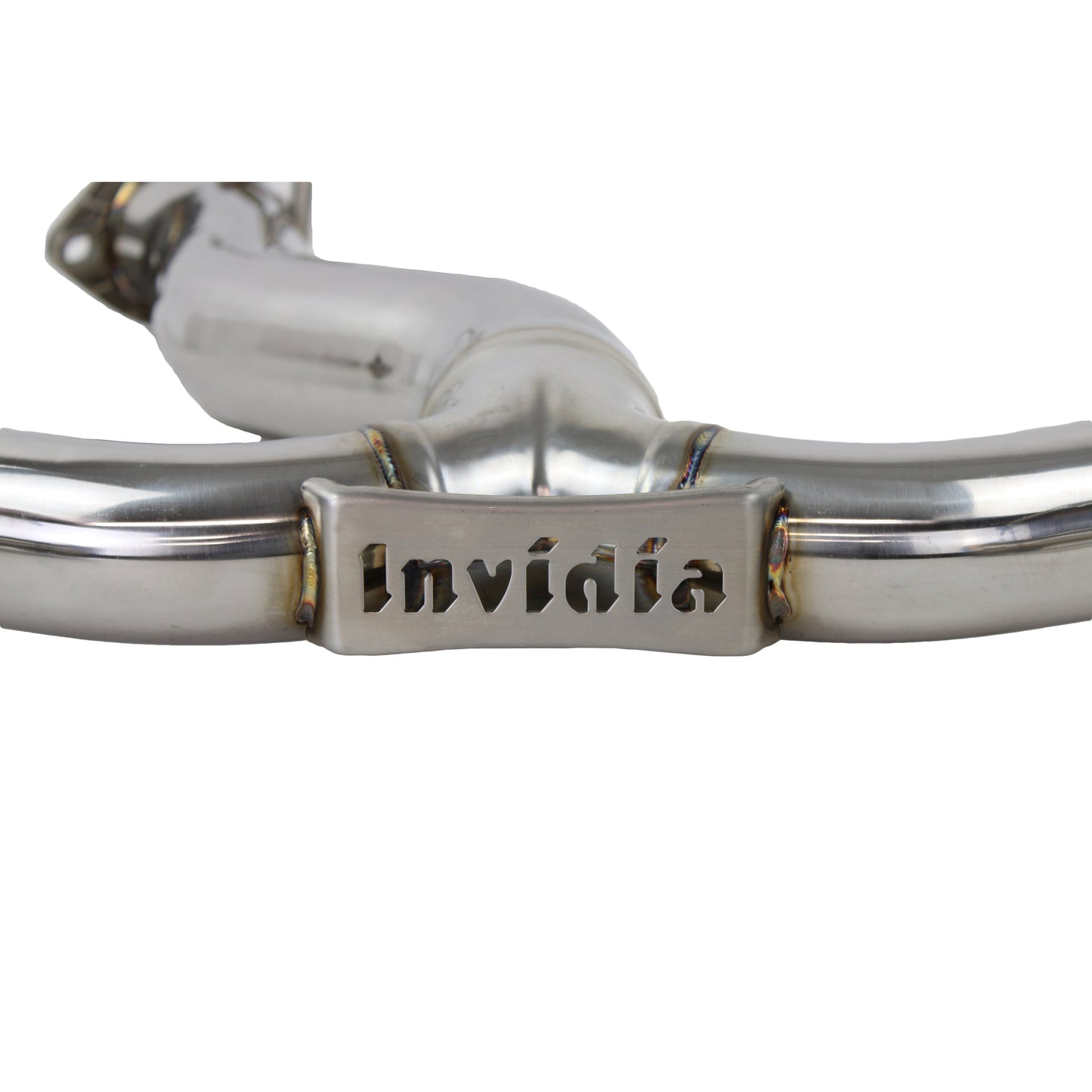 Invidia Gemini/R400 Single Layer Quad Titanium Tip Cat-back Exhaust - 11-14 Subaru WRX / STI Sedan