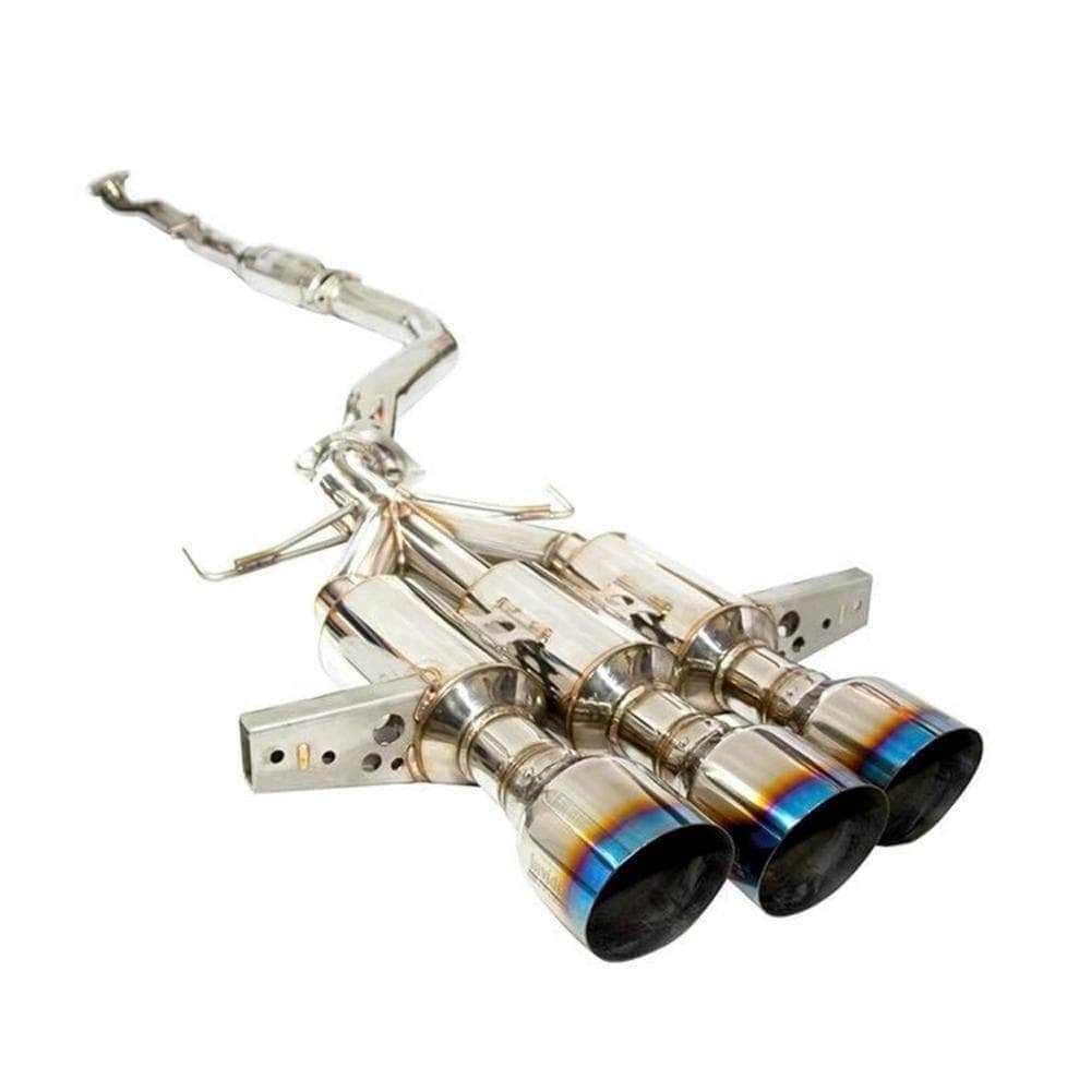 Invidia Gemini/R400 Full 76mm Exhaust w/Front Pipe and Titanium Tips - 2017 Honda Civic Type-R