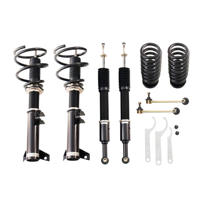 BC Racing BR Series coilovers on white background