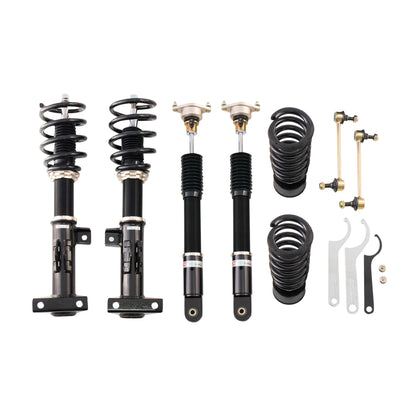 BC Racing BR Series coilovers on white background