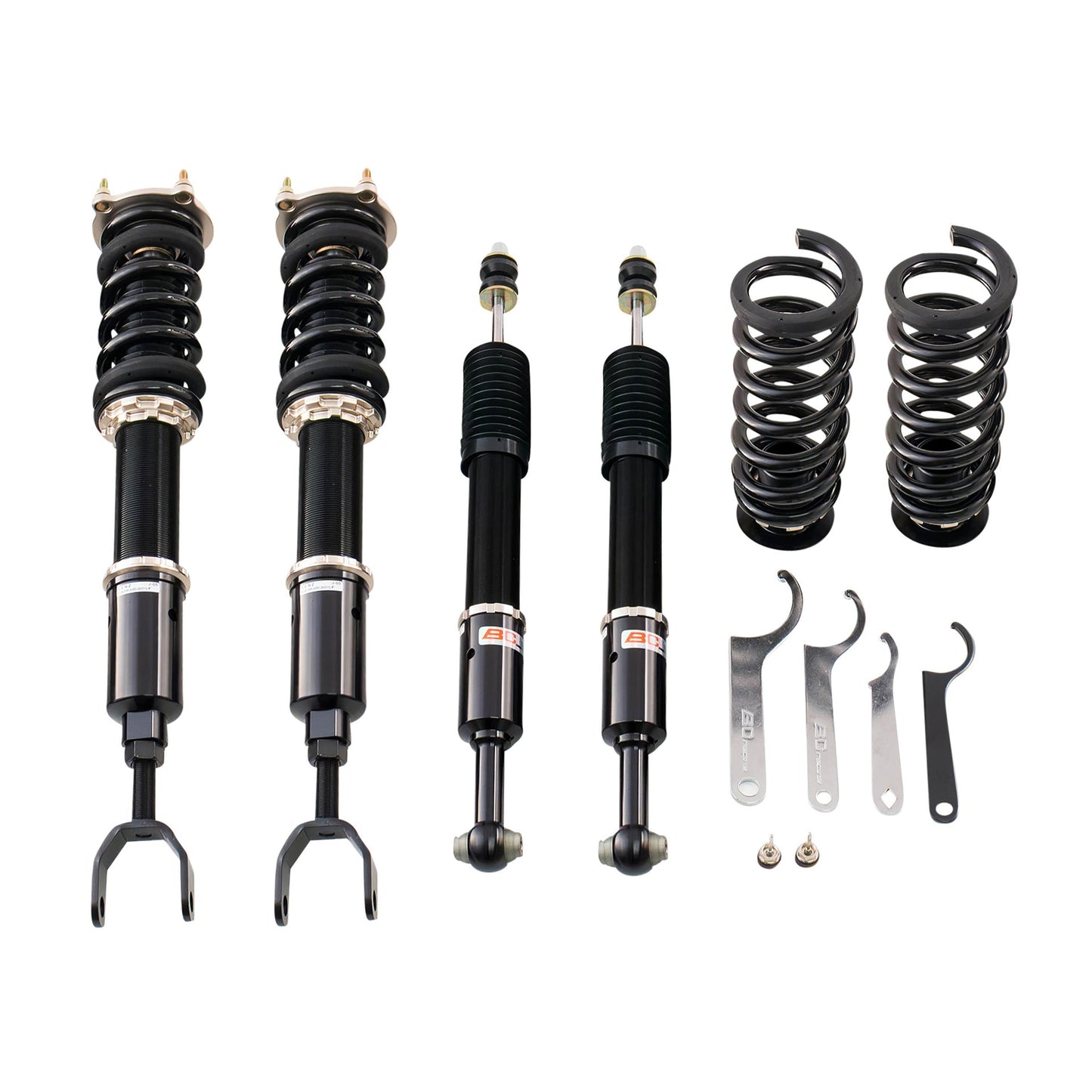 BC Racing BR Series coilovers on white background