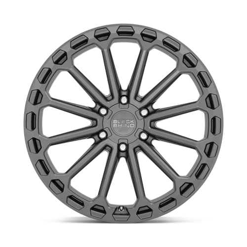Black Rhino KAIZEN Matte Gunmetal 17x9.5 -12 6x139.7mm 112.1mm