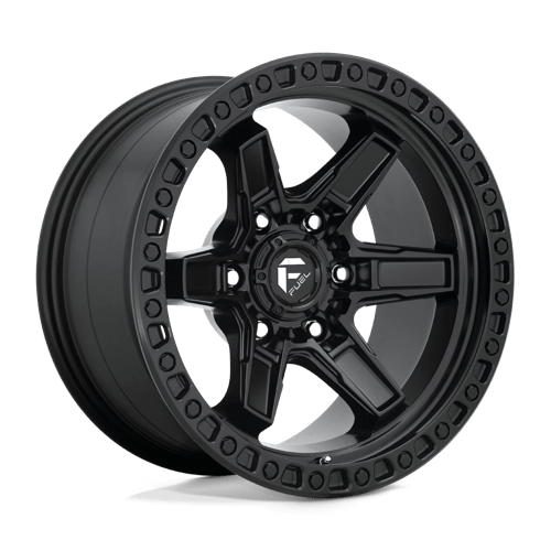 Fuel Offroad D697 KICKER Matte Black 17x9 +1 6x139.7mm 106.1mm