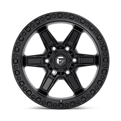 Fuel Offroad D697 KICKER Matte Black 17x9 +1 6x139.7mm 106.1mm