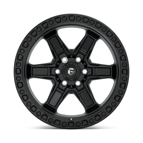 Fuel Offroad D697 KICKER Matte Black 17x9 +12 6x114.3mm 66.1mm
