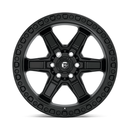 Fuel Offroad D697 KICKER Matte Black 17x9 +12 6x114.3mm 66.1mm