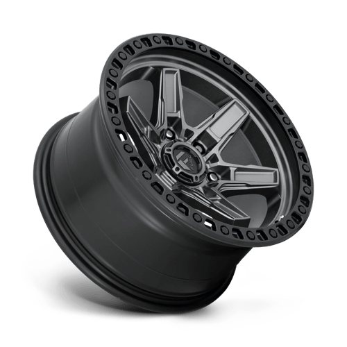 Fuel Offroad D698 KICKER Matte Gunmetal Black Bead Ring 17x9 +1 5x150mm 110.1mm