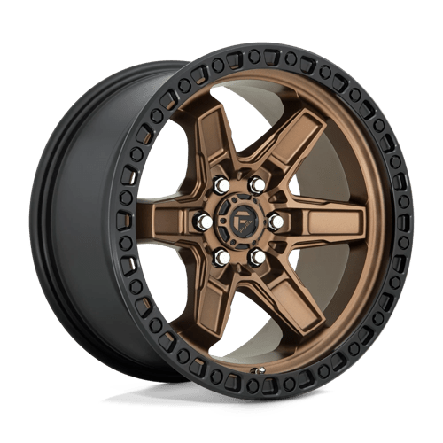Fuel Offroad D699 KICKER Matte Bronze Black Bead Ring 17x9 +12 6x114.3mm 66.1mm