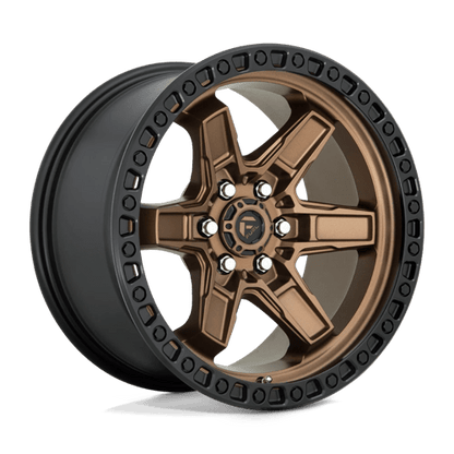 Fuel Offroad D699 KICKER Matte Bronze Black Bead Ring 17x9 +12 6x114.3mm 66.1mm