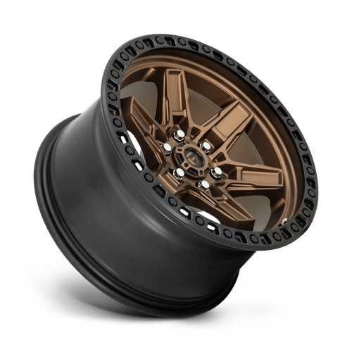 Fuel Offroad D699 KICKER Matte Bronze Black Bead Ring 17x9 +12 6x114.3mm 66.1mm
