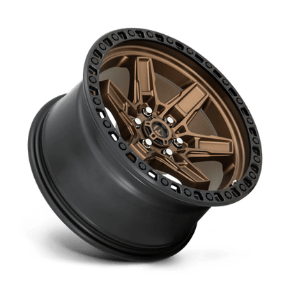 Fuel Offroad D699 KICKER Matte Bronze Black Bead Ring 17x9 +12 6x114.3mm 66.1mm