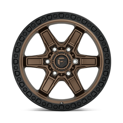 Fuel Offroad D699 KICKER Matte Bronze Black Bead Ring 17x9 -12 6x139.7mm 106.1mm