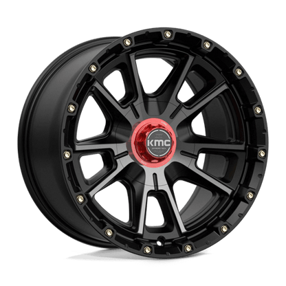 KMC KM100 SYNC Satin Black W/ Gray Tint 17x9 -12 6x135|6x139.7mm 106.1mm