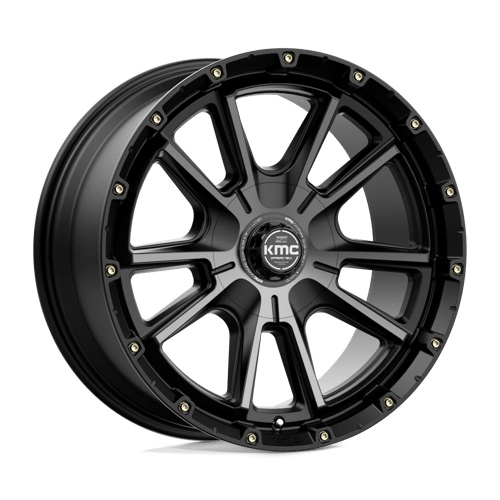 KMC KM100 SYNC Satin Black W/ Gray Tint 20x9 +18 6x135|6x139.7mm 106.1mm