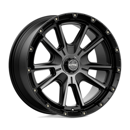 KMC KM100 SYNC Satin Black W/ Gray Tint 20x9 +18 6x135|6x139.7mm 106.1mm
