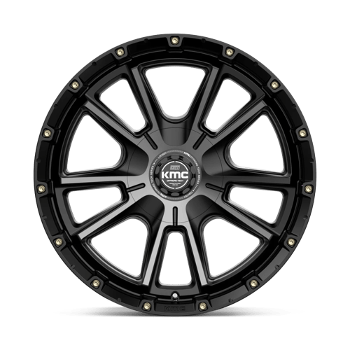 KMC KM100 SYNC Satin Black W/ Gray Tint 20x9 +18 6x135|6x139.7mm 106.1mm