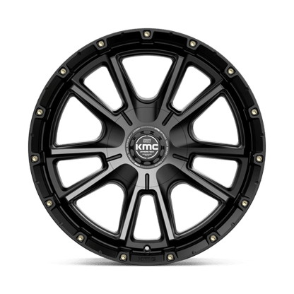 KMC KM100 SYNC Satin Black W/ Gray Tint 20x9 +18 6x135|6x139.7mm 106.1mm