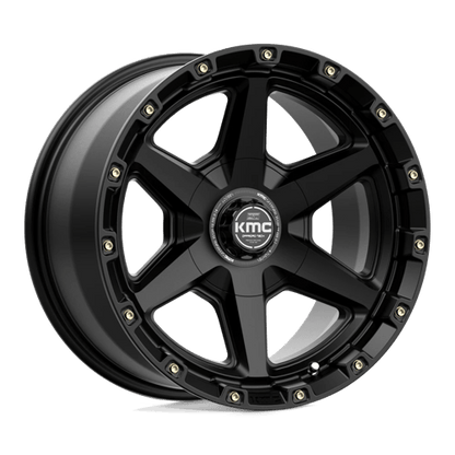 KMC KM101 TEMPO Satin Black 17x9 -12 6x135|6x139.7mm 106.1mm