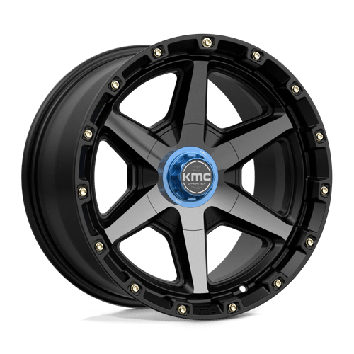KMC KM101 TEMPO Satin Black W/ Gray Tint 20x9 +18 5x127|5x139.7mm 78.1mm
