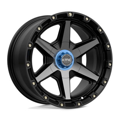 KMC KM101 TEMPO Satin Black W/ Gray Tint 20x9 0 5x127|5x139.7mm 78.1mm