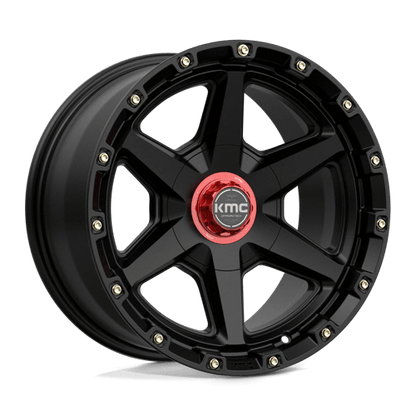 KMC KM101 TEMPO Satin Black 17x9 -12 6x135|6x139.7mm 106.1mm