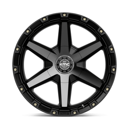 KMC KM101 TEMPO Satin Black W/ Gray Tint 20x9 0 6x120|6x139.7mm 78.1mm