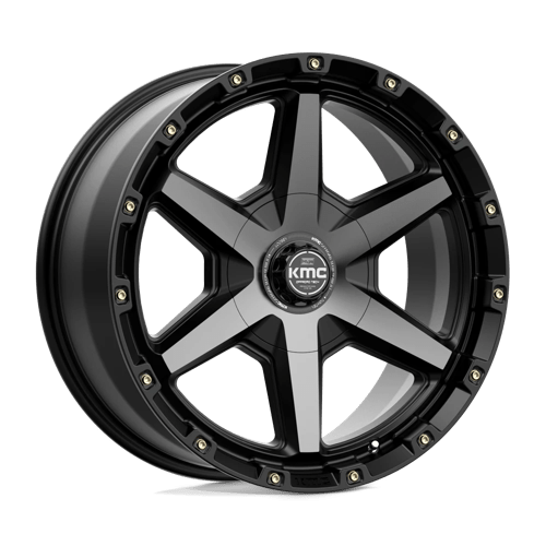 KMC KM101 TEMPO Satin Black W/ Gray Tint 20x9 +18 6x135|6x139.7mm 106.1mm